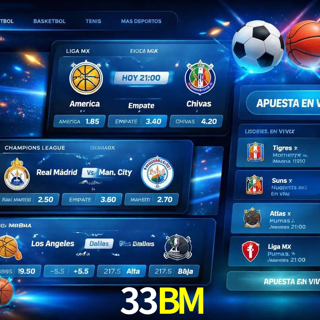 Mercados de apuestas deportivas 33BM para jugadores en México